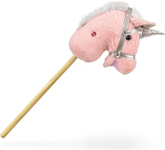 Morbido peluche e solido bastone in legno