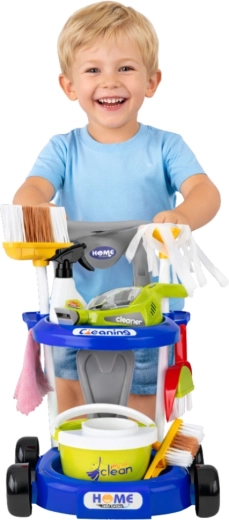 Carrello delle pulizie con organizzazione intelligente