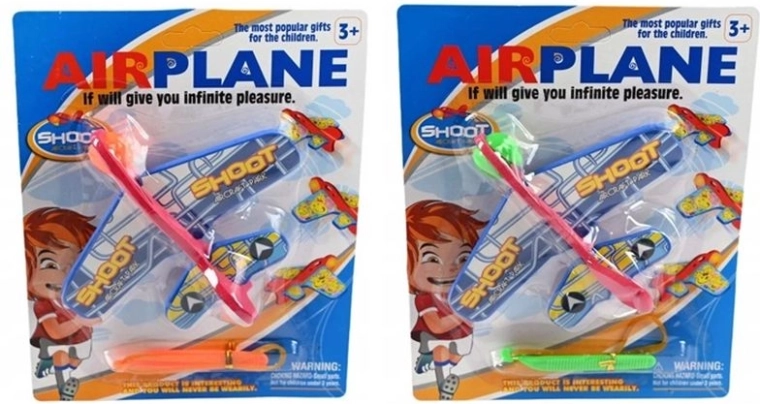 Aereo in schiuma con lanciatore