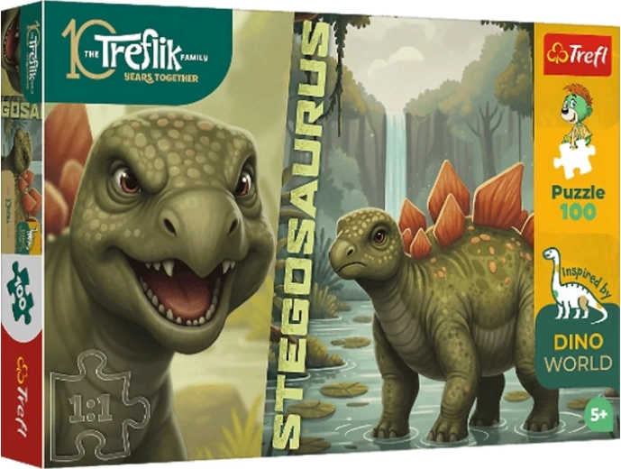 Puzzle InspiredByDinoWorld stegosauro 100 pezzi