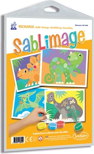 Sentosphere Sablimage set di immagini di sabbia dinosauri