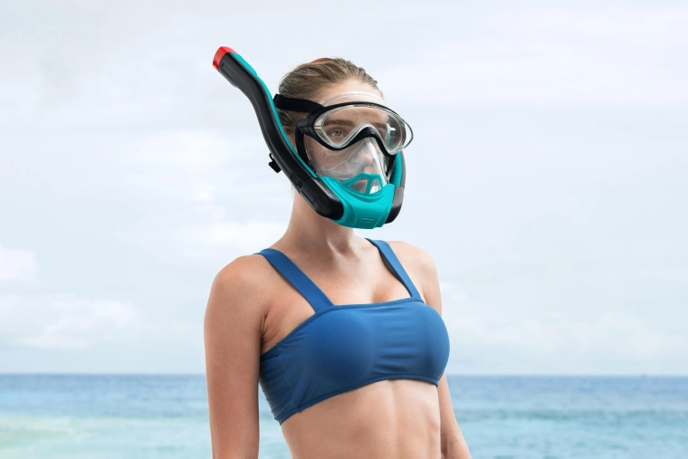 Respirazione naturale durante lo snorkeling