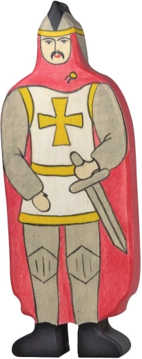 Cavaliere Holztiger con mantello rosso - 1 pezzo