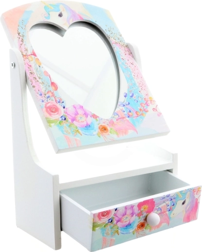 Specchietto a cuore per piccole vanitose