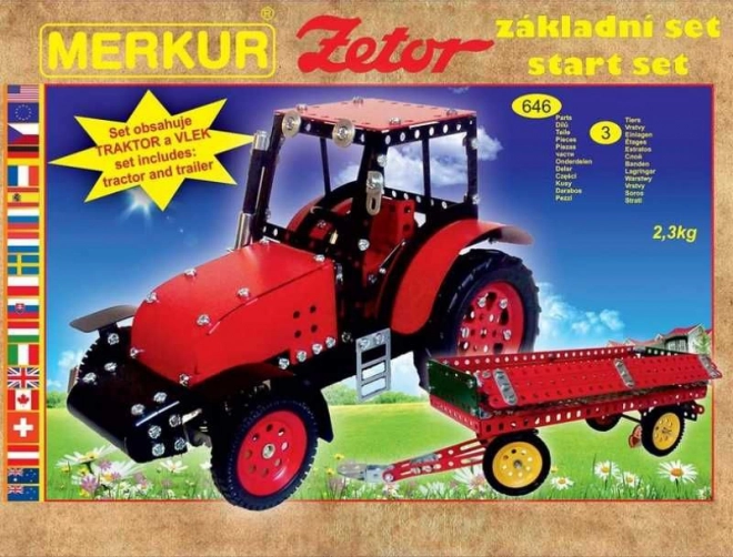 Set di costruzione MERKUR trattore ZETOR – set base