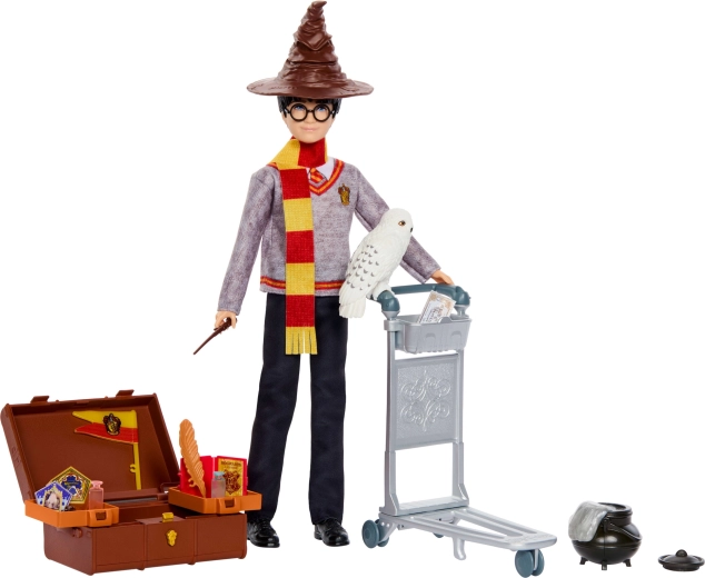 Mattel Harry Potter Binario 9¾ set di gioco – bambola Harry Potter e accessori