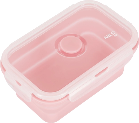 Scatola pieghevole per snack 500 ml rosa NILS Camp