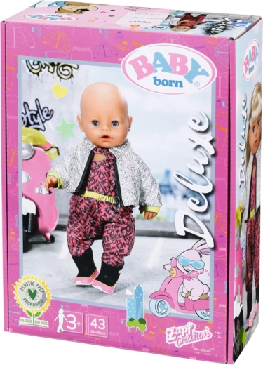 BABY born Deluxe Abito per Scooter, 43 cm