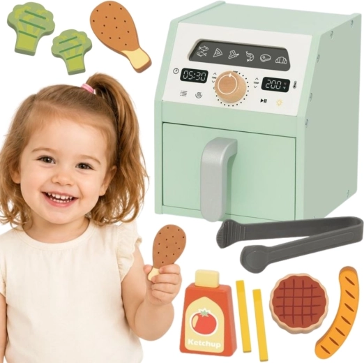 Friggitrice ad aria calda in legno Tooky Toy