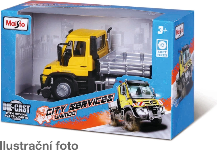 Modello di veicolo da lavoro Maisto Unimog City Service