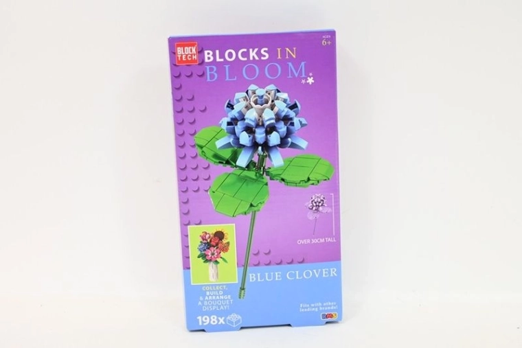 Kit di costruzione fiore di trifoglio in fiore – blu