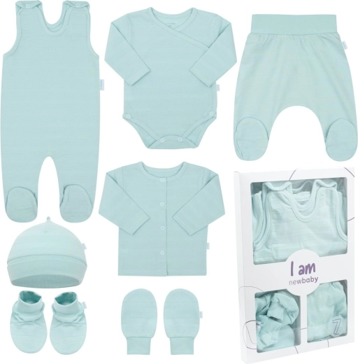 Set neonato per l’ospedale New Baby I AM blu