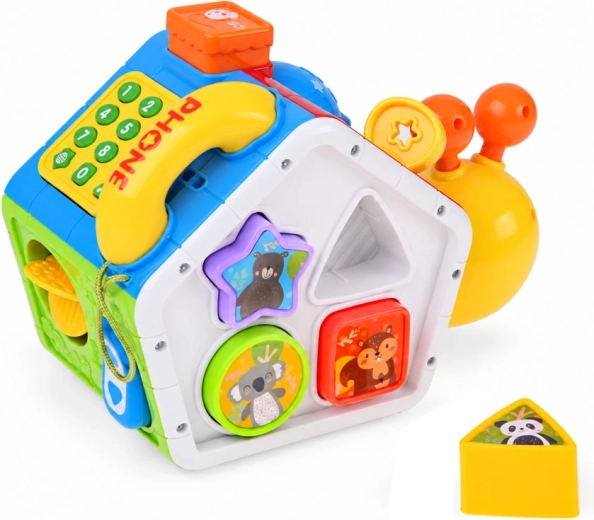 Selezionatore di forme con 4 cubi