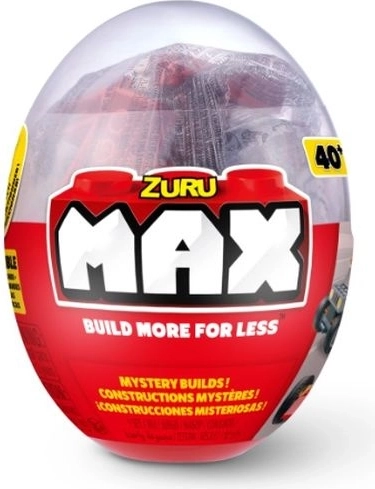 ZURU MaxBuild set di costruzioni in capsula – uovo sorpresa (40 pezzi)
