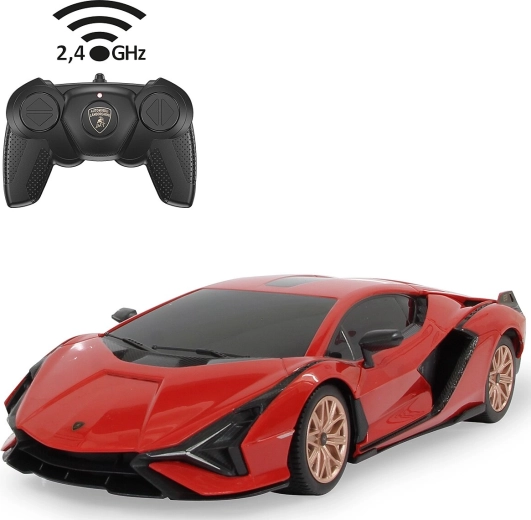 Jamara Lamborghini Sián FKP 37 auto RC 1:24 rosso 2,4 GHz - 1 pezzo