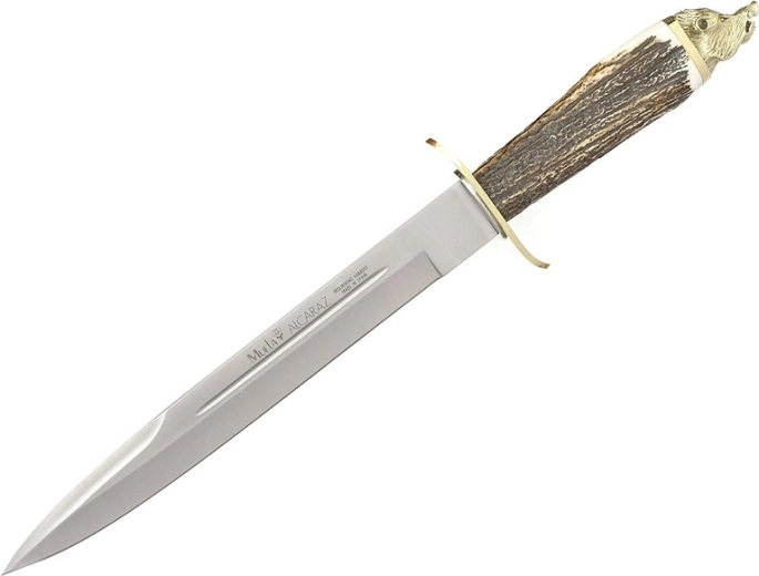 Coltello da caccia Muela Alcaraz con manico in corno di cervo