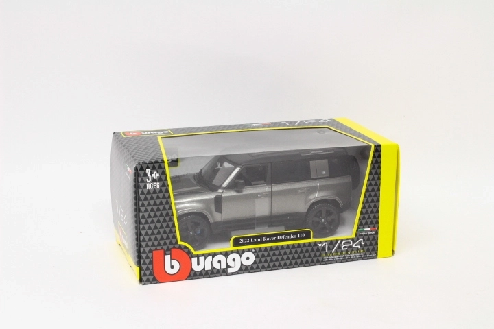 Bburago Land Rover Defender 110 2022 grigio metallizzato 1:24