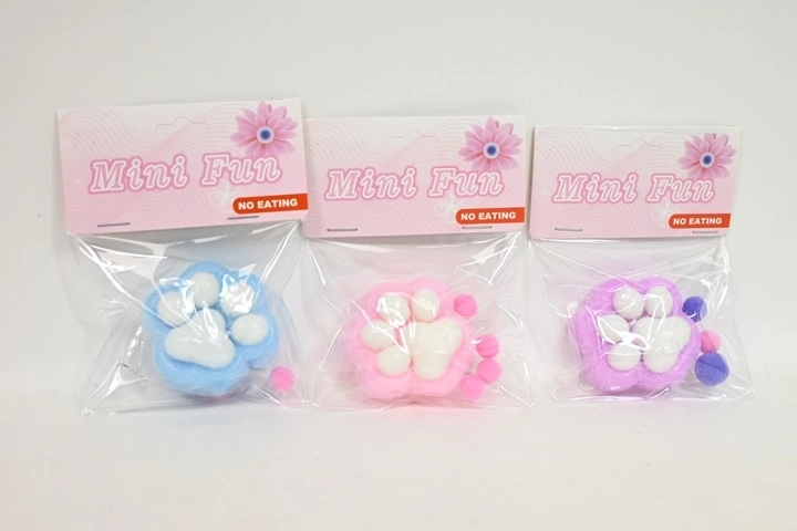 Zampa antistress da schiacciare (squishy/gniotek) – espositore 12 pz