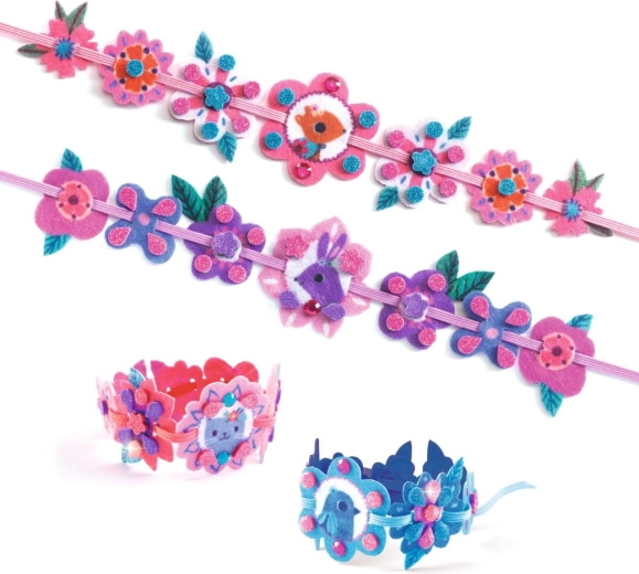 Morbide decorazioni in feltro e motivi colorati