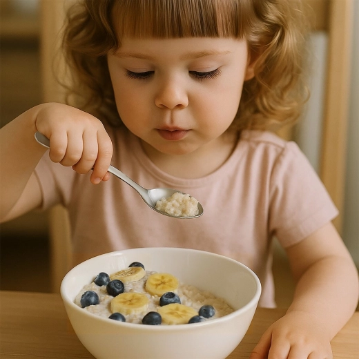 Motivo Dino che invoglia i bambini a mangiare