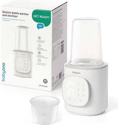 BabyOno scaldabiberon e sterilizzatore elettrico 6in1 con display LED