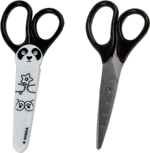 Forbici Kidea con animaletti con astuccio 13,5 cm