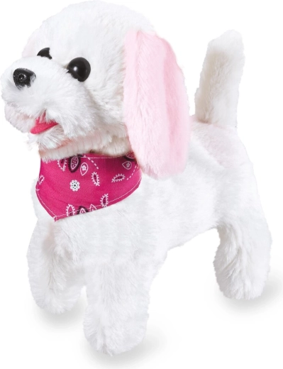 Morbida pelliccia di peluche e bandana alla moda