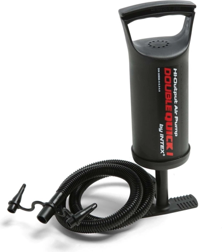 Gonfiaggio rapido con pompa a pistone