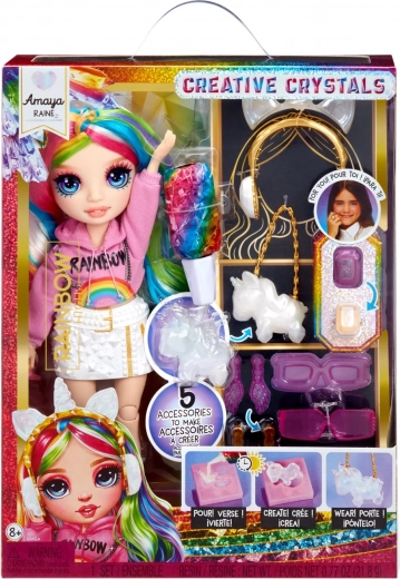 Bambola Rainbow High Creative Crystals Amaya Raine