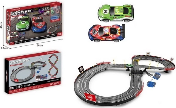 Pista automobilistica Madej Crazy Race Track 396 cm
