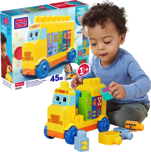 Mega Bloks autobus Costruisci e conta