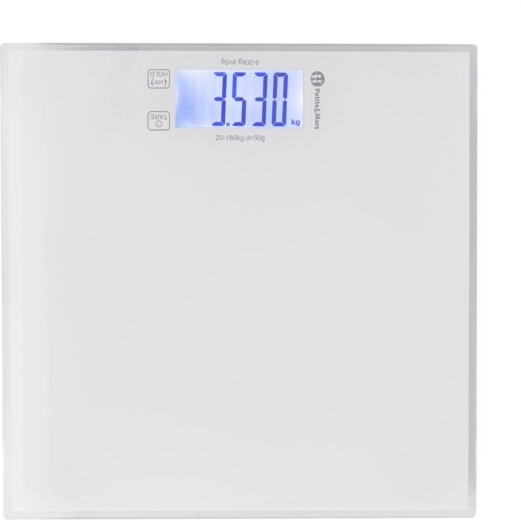 Elegante piattaforma in vetro per adulti fino a 180 kg