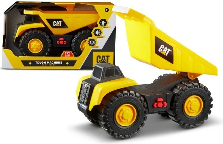 Camion ribaltabile da cantiere CAT con luci e suoni