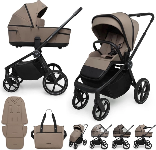 Passeggino combinato 2in1 Muuvo Five Mokka