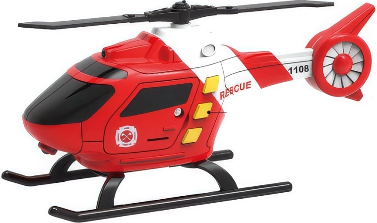 Elicottero di soccorso con effetti luminosi e sonori 16,5 cm