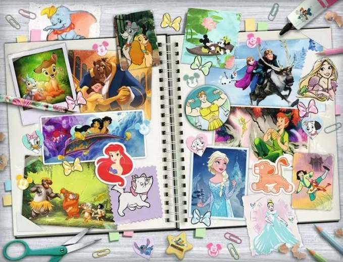 Puzzle Ravensburger Disney Scrapbook 2000 pezzi