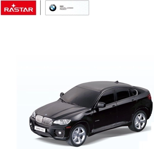Rastar BMW X6 auto RC telecomandata 1:24 nera