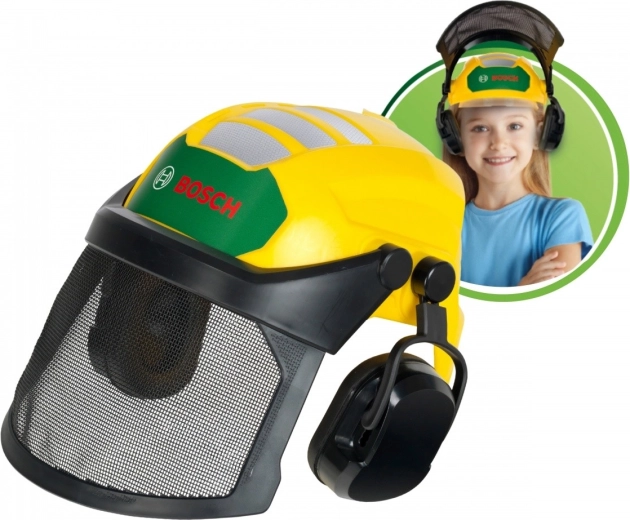 Casco regolabile con visiera e paraorecchie