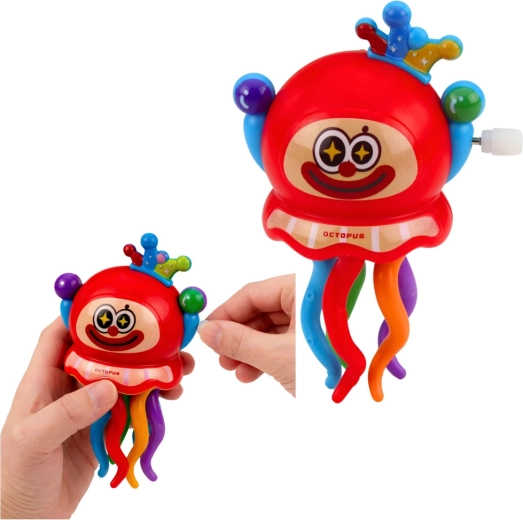 Spettacolo di colori con tentacoli in movimento