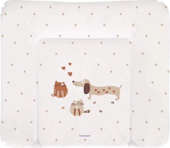 Träumeland materassino fasciatoio Cats&Dogs 75 × 85 cm