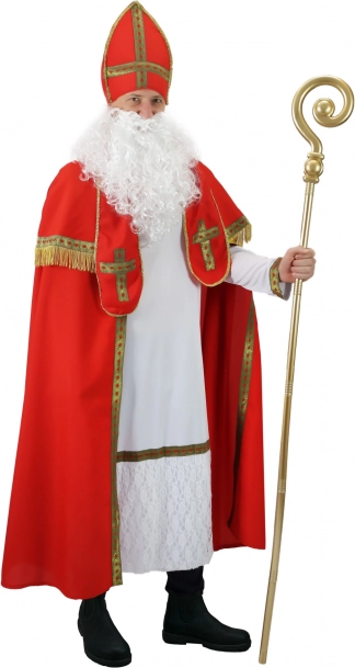 Costume di San Nicola per adulti con stola ECO