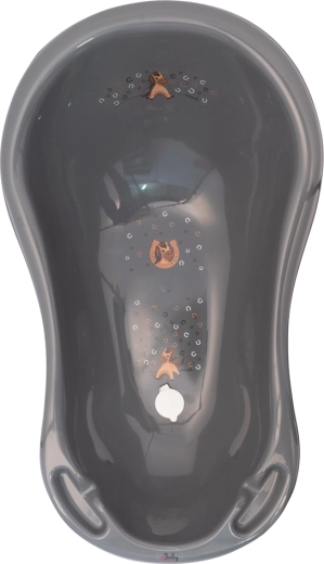 Vaschetta per bambini Maltex con tappo Minimal Cavallino 84 cm steel grey