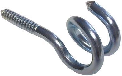 Gancio per altalena per legno 90 mm, zincato, set da 10 pz