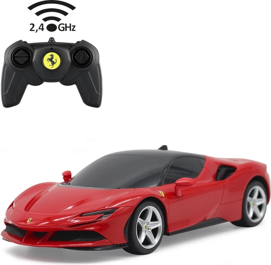 Auto RC Ferrari SF90 Stradale 1:24 rossa 2,4 GHz Jamara - 1 pezzo