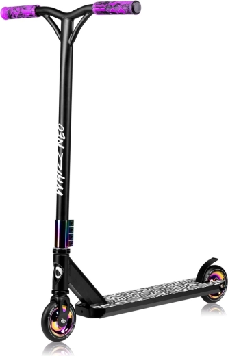 Lionelo Whizz monopattino freestyle black carbon multicolor