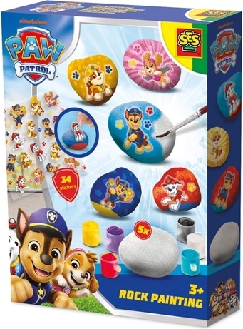 SES Paw Patrol pittura sui sassi