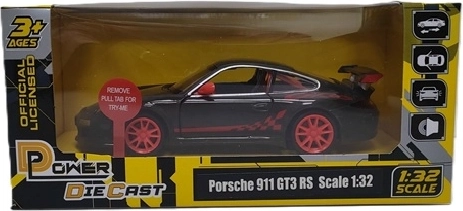 Modello MSZ Porsche 911 GT3 RS con effetti luminosi e sonori, grigio