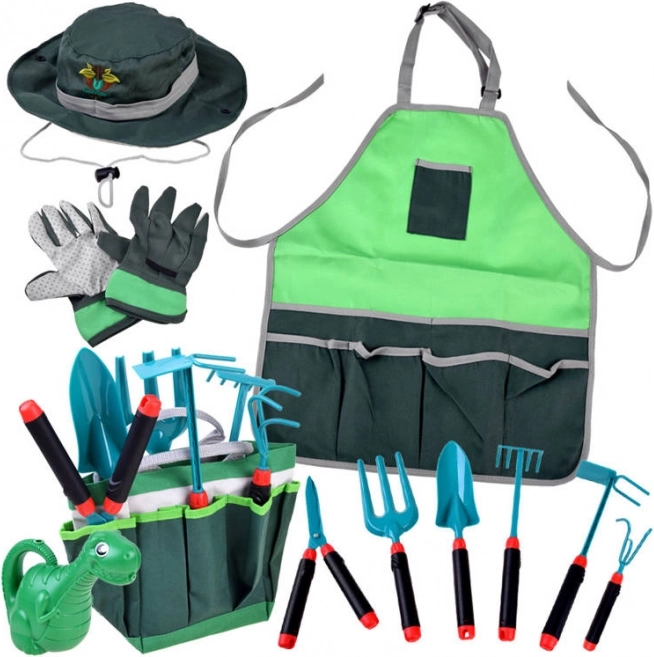 Set da giardinaggio per bambini con strumenti e borsa
