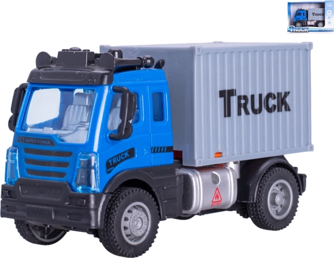 Camion con container removibile 12 cm con meccanismo a retrocarica