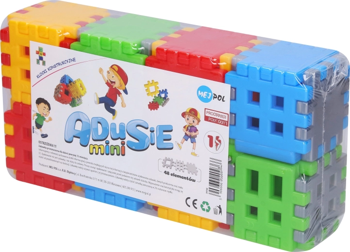 Costruzioni mini 48 pz 6,5 × 6,5 cm